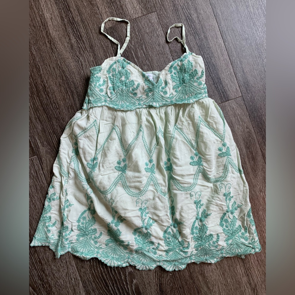 Urban outfitters light green/turquoise dress M